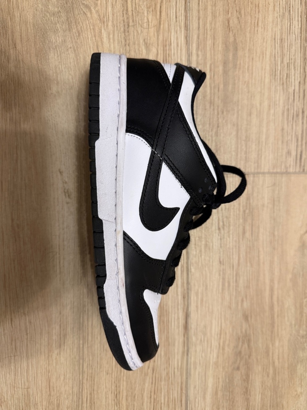 Nike Kids Black and White Low-Top Sneakers